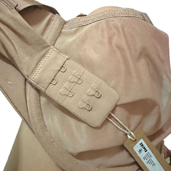 NWT SKIMS No Show Molded Unlined Demi Sheer Sexy Nude Lingerie Bra In Sienna - Picture 8 of 10